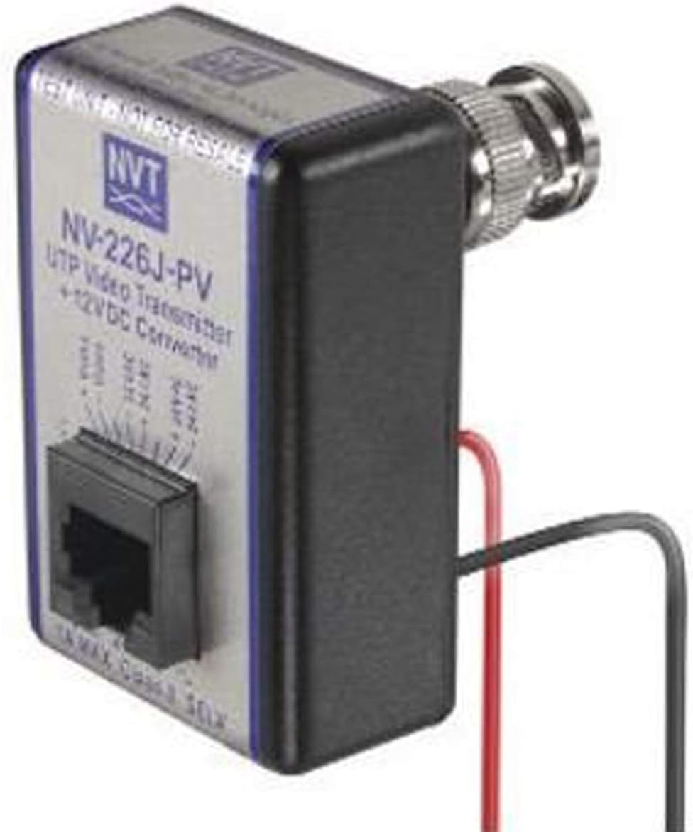 NVT NV226JPV NV-226J-PV UTP Video Transmitter +12VDC Converter