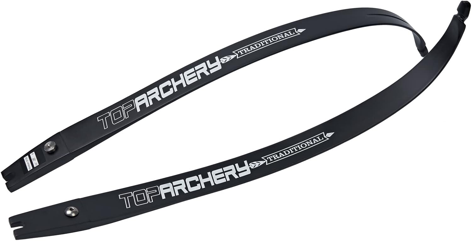TOPARCHERY Archery Takedown Recurve Bow Limbs Replacements 25-60lbs ILF Bowlimbs for Recurve Bow Tradition Hunting and Target Shooting