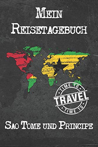 Mein Reisetagebuch Sao Tome und Principe: 6x9 Reise Journal I Notizbuch mit Checklisten zum Ausfüllen I Perfektes Geschenk für den Trip nach Sao Tome und Principe für jeden Reisenden (German Edition)