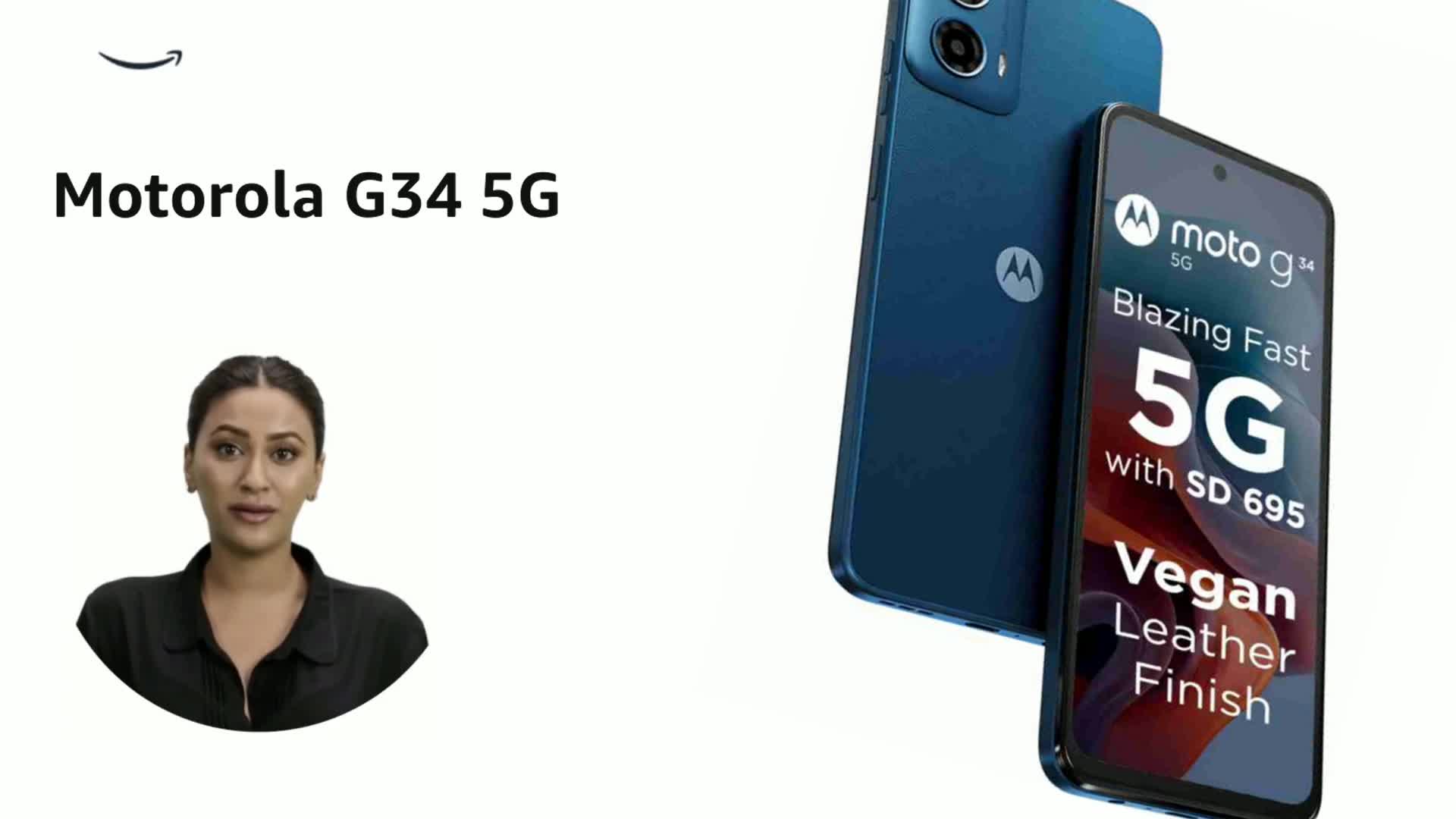 Motorola G34 5G (Ice Blue, 8GB RAM, 128GB Storage) : Amazon.in 