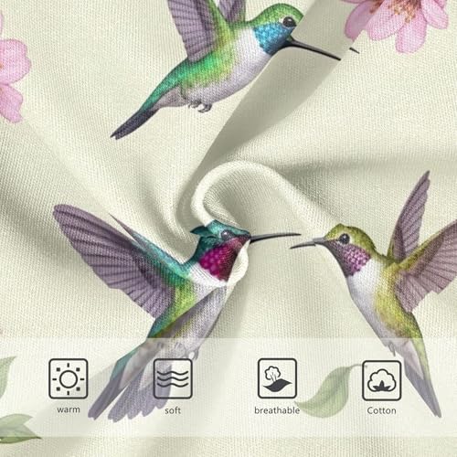 Stylish Toddler Underwear Floral 2t Cotton Panties Little Girl Colorful Hummingbirds Pink Floral Briefs Girls Undies3