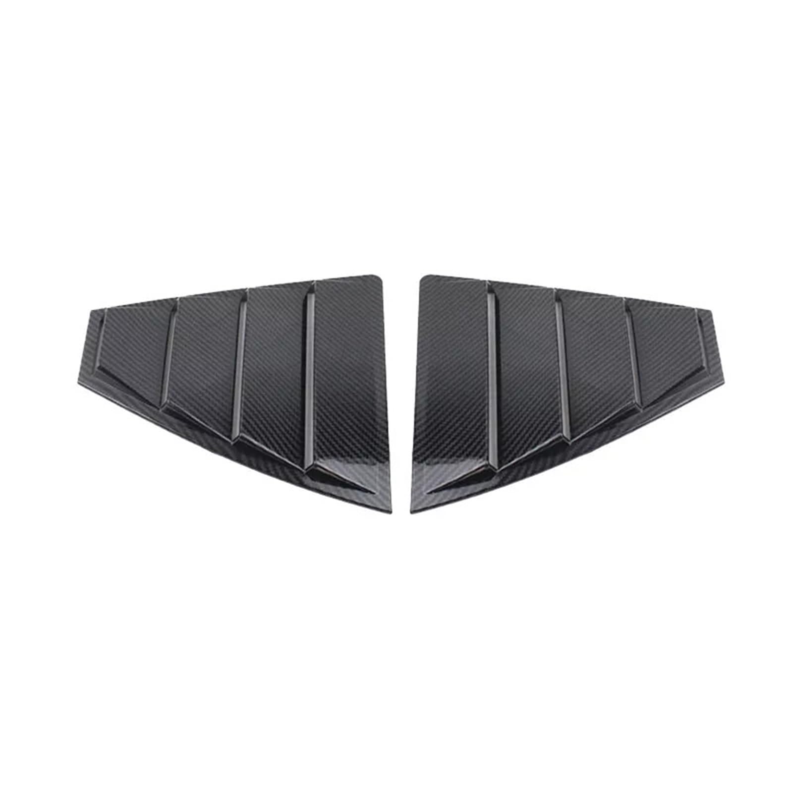 żaluzje na tylną szybę boczną Pasuje do Hyundai Elantra 2017-2019 pokrywa okienna tylnego okna żaluzje okienne boczne nawiewnik kratka(Carbon Fiber Look)