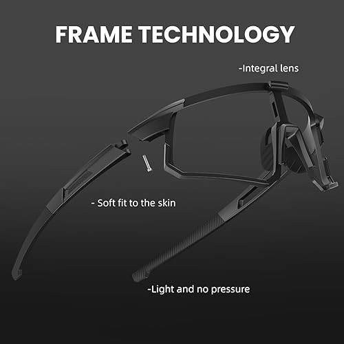 Miniatura 3 de Gafas de sol polarizadas para hombre y mujer, para correr, ciclismo, paquete de 3