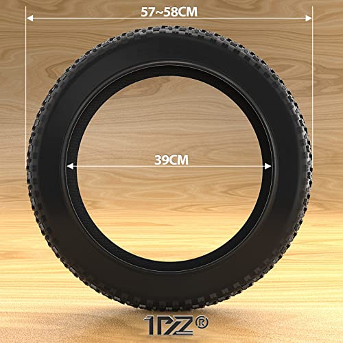 1Pz T20-X01 20 X 4.0 Fat Tire, Folding Mountain Bike Tires, Replacement Mtb Tires For On Or Off Road Use #TOP1