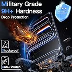 JETech Anti-Reflective 9H+ Screen Protector for iPhone 17 Pro, 2-Pack - Image 6