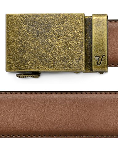 Image of Mission Belt Men's Leather Ratchet Belt, 40mm Metal Collection