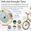 SRNSAEB Comfortable Three Wheel Bikes for Adults And Kids with Back Seat & Front Rear Basket, Child Trike 3+ Beginner Riders, Outdoor Playground Sports Picnic 3 Wheel Bicycle Birthday Gift(Gray,20in) #5