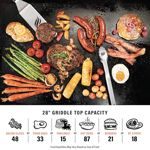 Blackstone-2311-Iron-Forged-28-Omnivore-Griddle-with-X-Braced-Hood-Powder-Coated-Steel-Black