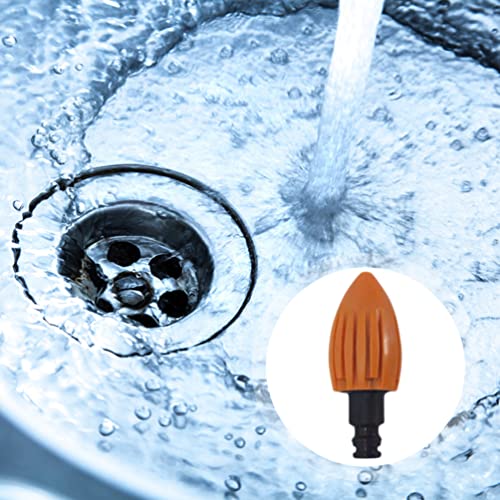 Angoily Bocal Plástico Bocal de Pressão Esgoto Jetter Jetter Cancha Limpeza Cabeça Lavadora Peças Ac