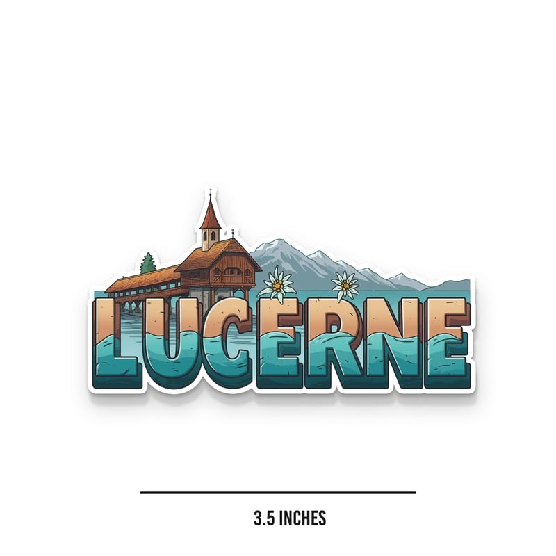 Image of Lucern Fridge Magnets, Glossy Finish, Stylish Magnet for Fridge, Wardrobe & Metal Surfaces