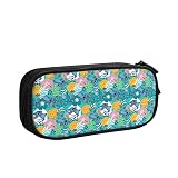Jeinju Pencilcase Large Capacity Pencil Case Double Zipper Stationery Bag with Compartments for Boy