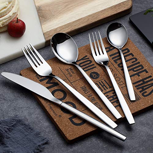 Berglander Flatware Set 20 Pieces, Stainless Steel Flatware Set, Silverware Set Service For 4 by Berglander - Image 2