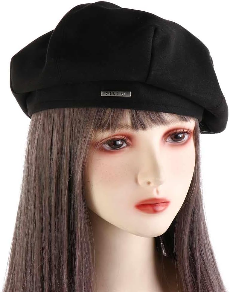 Kopida Berets 1PC Autumn Winter Woolen Beret Hat Retro Fashion Octagonal Cap Ladies Artist Hat Casual Streetwear Painter Hat Ladies Peaked Cap