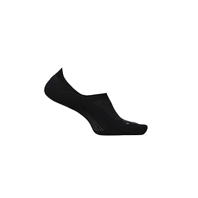 Feetures Elite Invisible Light Cushion Crew Cut Socks Shoes Black