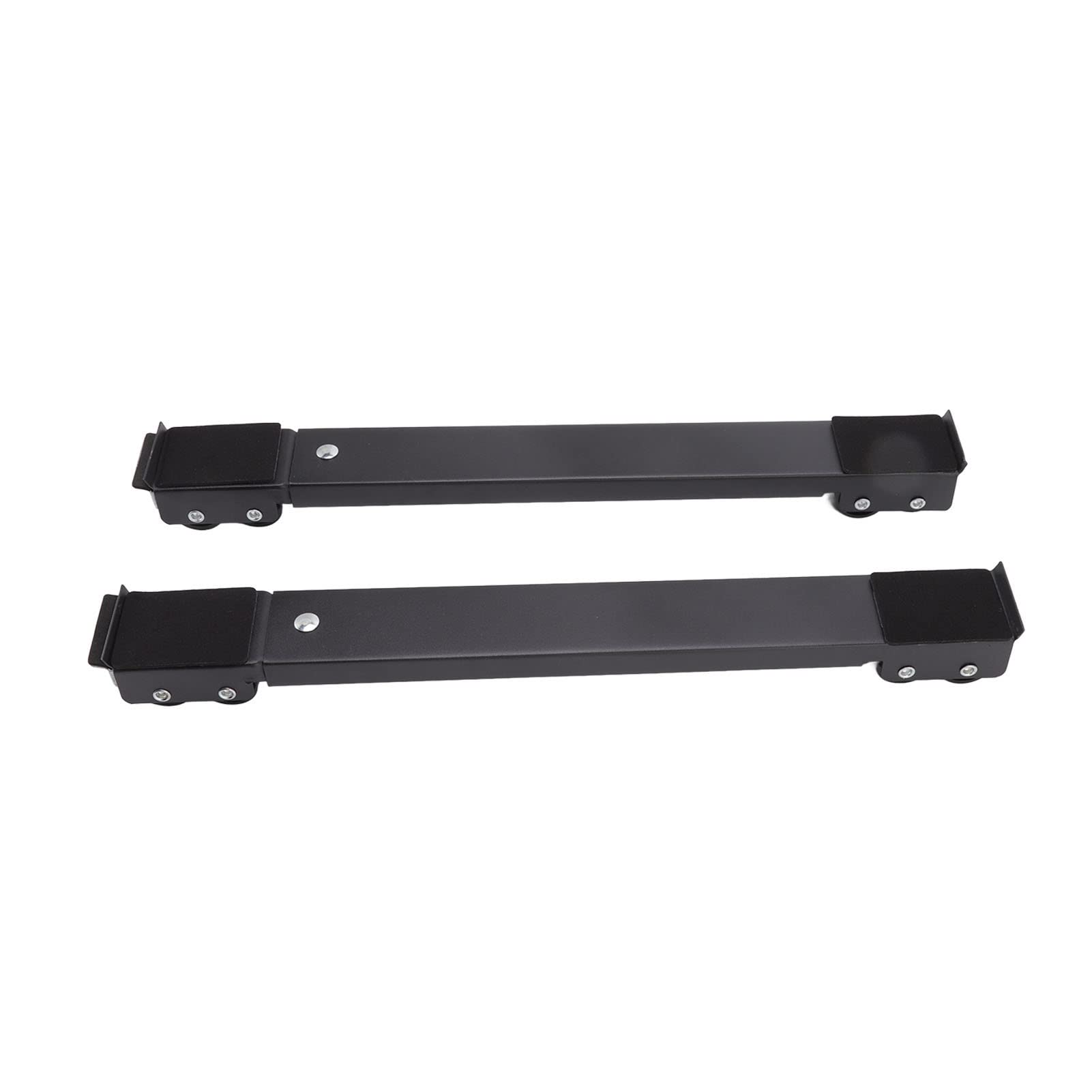 Refrigerator Raised Base, Labor Saving Mobile Roller Stand 2PCS Large Bearing Area with Non Slip Pads for Moving Furniture or Appliance(Black)