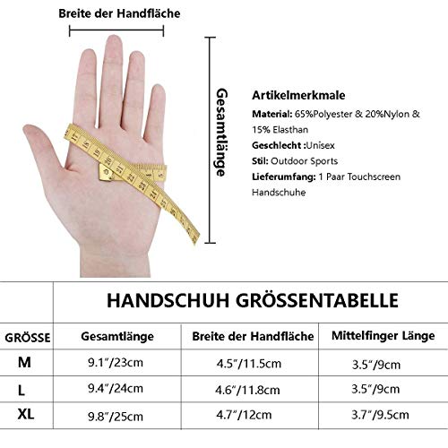 Taktische Handschuhe Neusky für Herren mit Touchscreen-Funktion