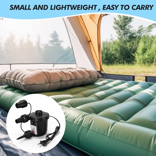 image for Gisafai 3 Pieces Electric Air Pump with 3 Nozzles Electric Pump Air Ma