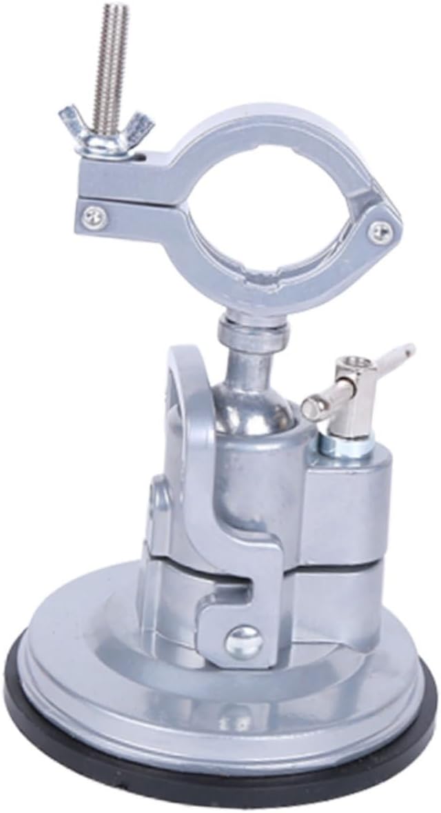 Cabilock 360degree Rotating Aluminum Sucker Drill Holder Swivel Base Heavy Duty Aluminum Alloy for Shop