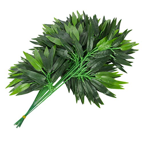 Amazon.de: WIPPWER 20 Stck grne Efeu-Rankenpflanzen, Bambus-Laub-Girlande  for drinnen und drauen, Hausgarten, frische Natur-Dekoration