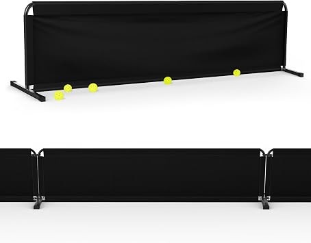 Katop Pickleball Barrier 3 Pack, 10ft x 2.5ft Extra Large, Pickleball Court Dividers and Ball Blockers for Outdoor & Indoor