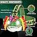 DX DA XIN Dinosaur Headlamp LED Dilophosaurus Headlamp for Kids Camping Gear Essentials Dinosaur Toy Headlighs Flashlight for Boys Girls, Gift for Birthday Halloween Christmas New Year