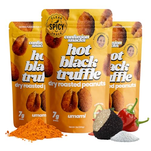 Confusion Snacks Hot Black Truffle Flavored Peanuts – Indian Nuts