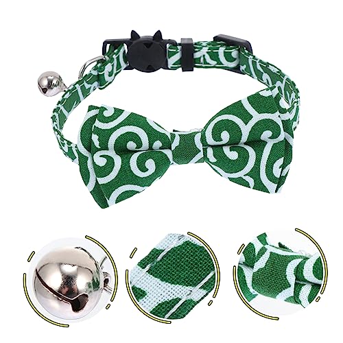 Collier de chat réglable avec son pendentif arc chic et sa petite cloche sonore - 7