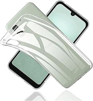 Compatible with AQUOS WISH3 Case, Clear Case, AQUOS wish 3 SH-53D Smartphone Case, Thin, Transparent, TPU Material, Lightweight, US Military MIL Standard, Anti-Deformation, Camera Lens Protection