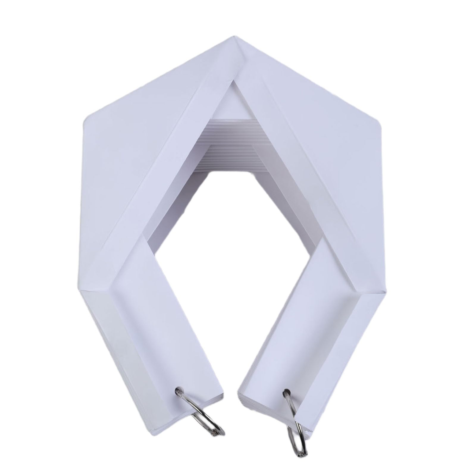 Abat-jour suspendu en papier fait à la main Flexagon pour décoration maison