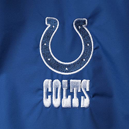 Image of dunbrooke Men's Royal Indianapolis Colts Triumph Fleece Full-Zip Jacket