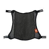 Prettyia Mesh Motorcycle Seat Cover with Padded Cover Accessories for Breathable Head
