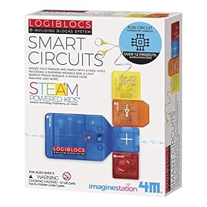 4M Logiblocs E-Building Blocks System Smart Circuits Kids Science Kit