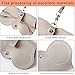 XPLINFUT Fashionable Soft Leather Sunglasses Case - Portable & Protective Eyewear Pouch with Clip, Sunglass Bag for Women & Men, Cute Eyeglass Organizer with Space-saving Design,Light Gray