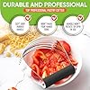 Spring Chef Dough Blender, Top Professional Pastry Cutter with Heavy Duty Stainless Steel Blades, Large Size, Black #4