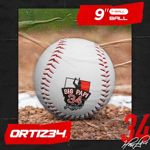 Ortiz34 Graffiti T-Ball Glove- 9\" David Ortiz Graffiti Youth Baseball Glove- Right Hand Throw, Easy to Close, No Break-in Needed, Lightweight, Made for Youth - Thumbnail 3