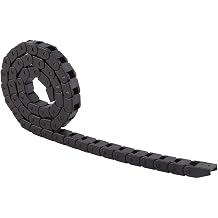 Nylon Cable Drag Chain Wire Carrier for CNC Router Machine 3D Printer Black R28 1000mm/40"