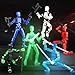 Luminous 13 Action Figure Set, 6PCS Robot Action Figure Titan 13 3D Printed Toys Articulated, for Modeling Enthusiasts Etc Birthday Gifts for Kids 3-8 Years Old, Grow in Dark （Assembly Required）