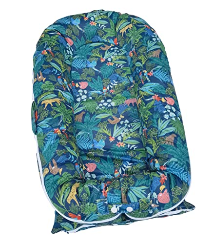 Image of valsonix Baby Nest Cover [fits Docktot Deluxe+] (The Jungle)