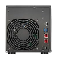 Asustor Lockerstor 4 AS6604T 4 Bay NAS - Netzwerkspeicher Gehäuse, Quad Core 2.0GHz CPU, 4GB RAM DDR4, M.2 NVMe SSD Caching – Ansicht 6