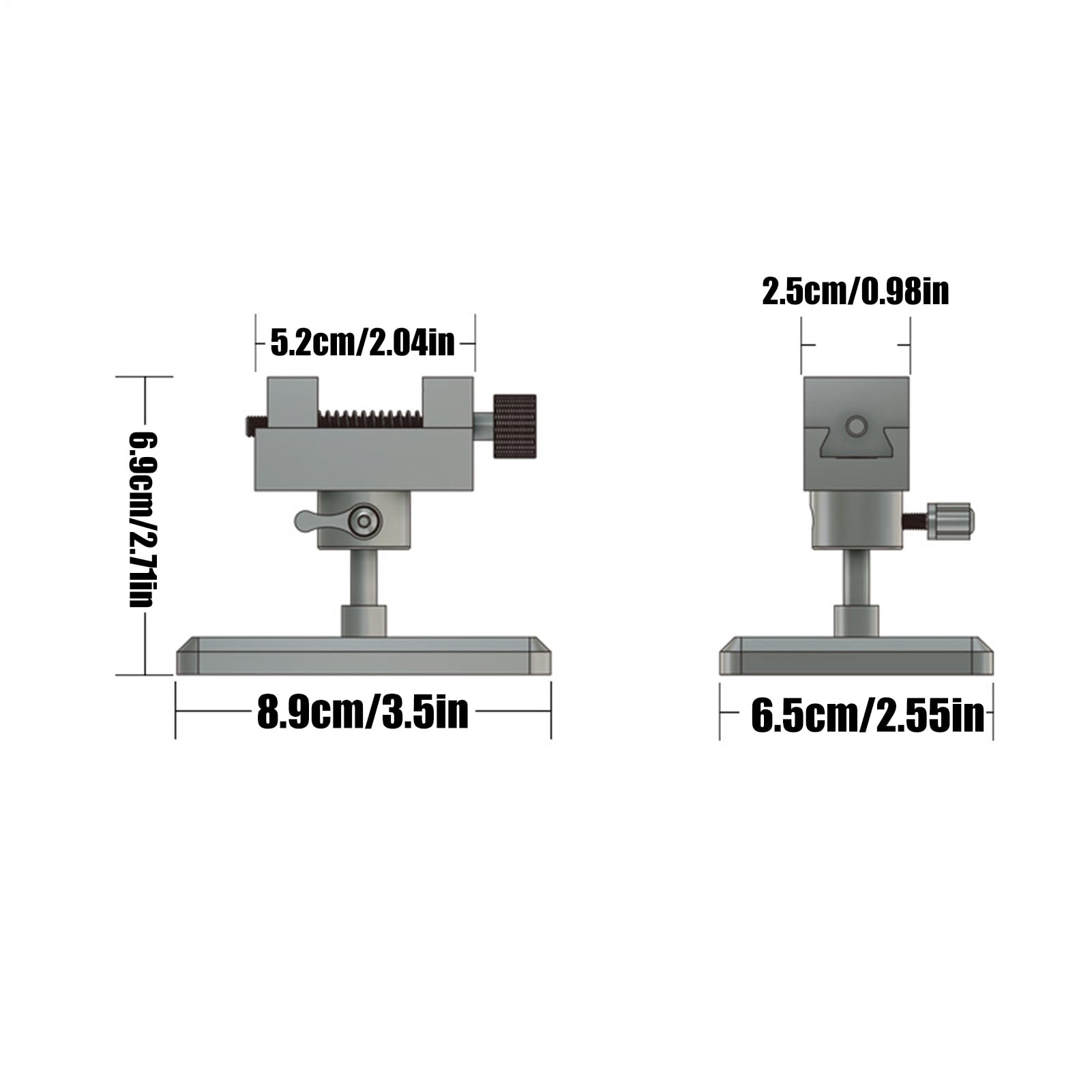 Mini Imadło Zaciskowe Narzędzie do Modelarstwa | Małe Imadło Warsztatowe dla Twórców Biżuterii Entuzjastów Rzemiosła Hobbystów Serwisantów Artystów Profesjonalistów Domowy