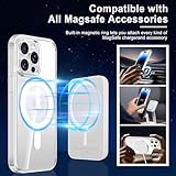 Exsight Magnetic Case for iPhone 14 Pro 6.1”, Clear Phone Cases Compatible with MagSafe, Military Grade Airbag Drop Protection, Anti-Yellowing, Anti-Scratch, Shockproof Cell Phone Cover, Transparent - Image 5