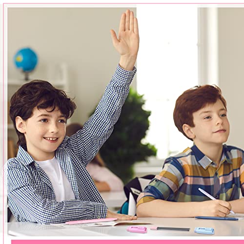 Perkoop 15 Pieces Pastel Mechanical Pencil Set 6 Pcs Cute Mechanical Pencils Large Pencil Case 4 Pcs Eraser 4 Boxes Lead Refills For Student Writing, Drawing, Sketching (0.7Mm) #TOP6
