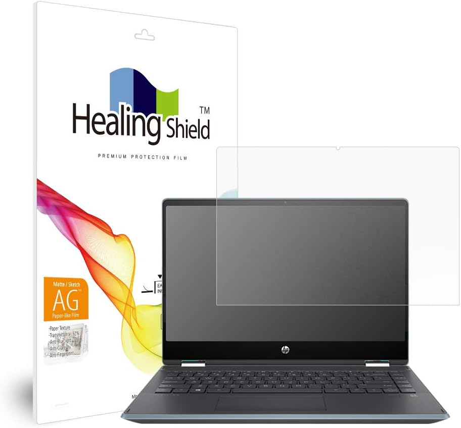 Healingshield Screen Protector Paper-Like Eye Protection Anti Blue Ray Anti Glare Paper Texture Film Compatible with HP Pavilion X360 14-dh1150TU PHAA1462_Laptop