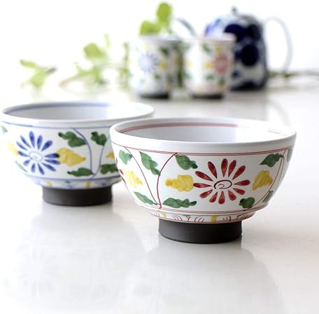 Amazon ご飯茶碗 ごはん茶碗 おしゃれ セット 絵付け 磁器 有田焼 和食器 日本製 安南唐草飯碗セット ノーブランド品 飯碗 通販