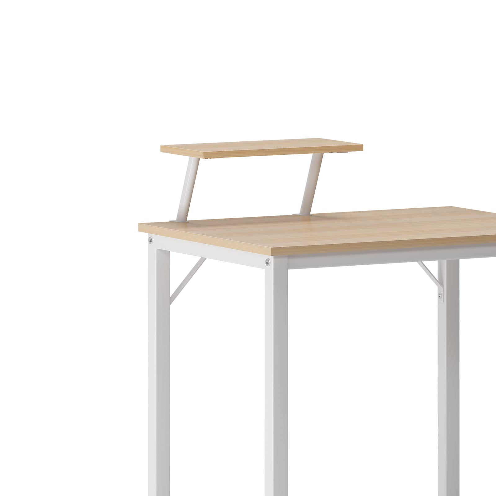 SogesHome Escritorio de Computadora Mesas para Ordenador 80 cm x 40 cm Escritorios Muebles de Oficina Mesa de Mesa de Oficina de Madera y Acero