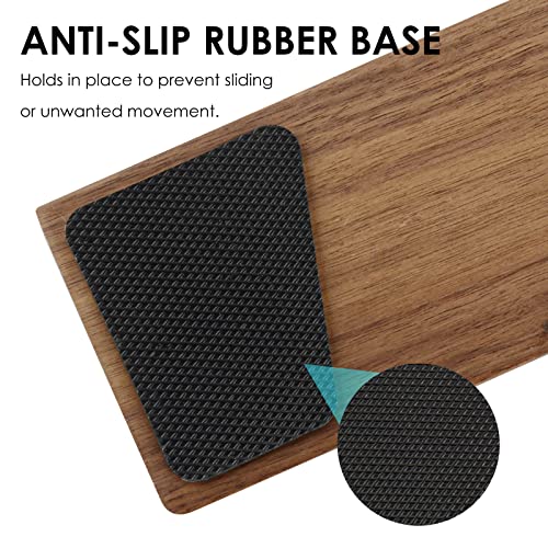 Repose-poignet en bois de bureau pour clavier compact d'ordinateur - 3