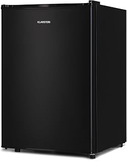 Klarstein Obsidian refrigerator, volume 72 liters, black inside and outside, 7 cooling levels, vegetable tray, noise level 42 dB black