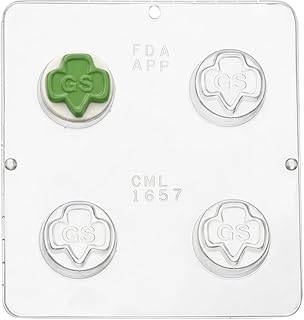 Girl Scout Cookie Chocolate Candy Mold, 1657 Candy Molds N More