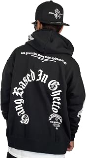 STYLEKEY(スタイルキー) ジップスウェットパーカー ANTISOCIAL AREA ZIP HOOD SWEAT(SK25C10-SWJK01) ロゴ ジップアップ 前開き ストリート系 ヒップホップ B系 ギャング バックプリント 袖プリント