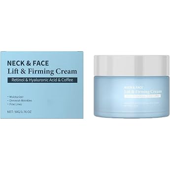 Firming and firming neck cream, neck creams for firming and firming, retinol cream for the face, skin firming and firming lot